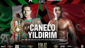 'Canelo' Álvarez y Avni Yildirim pelearán en el Hard Rock Stadium de Miami, Florida.
