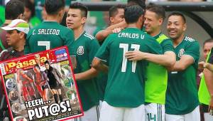 La selección mexicana está envuelta en la polémica tras revelarse la fiesta que tuvieron el día que jugaron el partido de despedida en el Azteca. Foto AFP