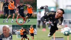 El equipo merengue se entrenó por tercer día consecutivo en Canadá sin su entrenador debido a que se tuvo que marchar por unos problemas personales. FOTOS: Real Madrid.