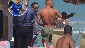 Ciro Inmobile le detalló a la policía todo lo que sucedió en la playa.