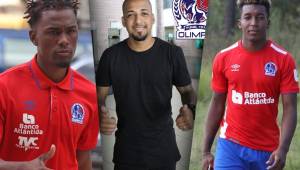 Deybi Flores, Leandro Motta y John Paul Suazo son tres de las nuevas caras en el Olimpia.