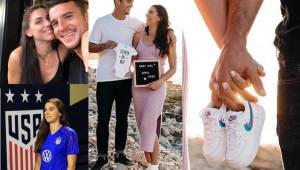 La hermosa futbolista de los Estados Unidos ha anunciado junto a su pareja Servando Carrasco que tendrán un bebé el próximo año. Así lo dieron a conocer.