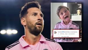 Messi desmintió una publicación en Instagram sobre su hijo Mateo.