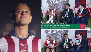 Chicharito Hernández fue entrevista por David Faitelson en TUDN luego de ser presentado con las Chivas.