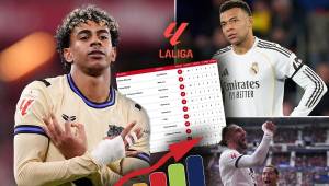 Así marcha la tabla de goleadores en la Liga Española tras los triunfos a domicilio del Real Madrid y Barcelona por la jornada 27.