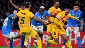 Champions League: así se vivió el 1-1 del Napoli ante Barcelona en la ida de los octavos de final