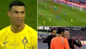 Cristiano Ronaldo había anotado un golazo para la igualdad, pero el VAR lo anuló.