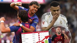 Así marcha la tabla de goleadores en la Liga Española tras el tropiezo del Real Madrid y la contundente victoria del Barcelona.