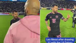 Un video en redes sociales se hizo viral por el rechazo de Messi a Eriq Zavaleta cuando terminó el partido.