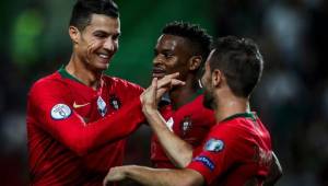Cristiano Ronaldo lideró la victoria de Portugal en Lisboa ante Luxemburgo. FOTO: AFP.