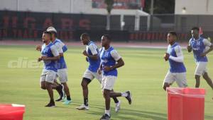 Entrenamiento de la Selección de Honduras en Houston. Foto: Karla López.