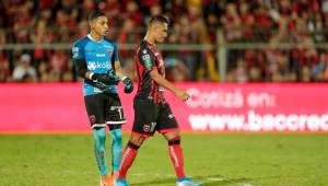 Alex López falló su penal en la final del fin de semana pasado ante Herediano. Foto: Cortesía.