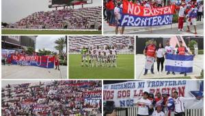 Repasamos las fotografías de ambiente que nos dejó el duelo entre Olimpia y Pachuca en el amistoso disputado este domingo en los Estados Unidos. Centenares de aficionados merengues llegaron para apoyar al conjunto albo.