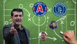 Motagua, dirigido por el DT, Diego Vázquez buscará con todo su arsenal sacar un buen resultado ante Alianza FC en la semifinal de ida que se disputará en el Cuscatlán. Acá te traemos su once probable.