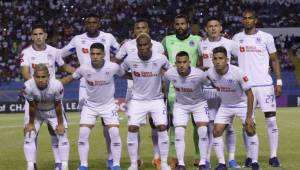 Plantilla titular de Olimpia ante Seattle en el encuentro de ida en San Pedro Sula.