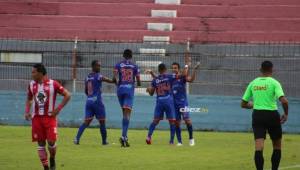 UPNFM ganó 0-3 con goles de Juan Ramón Mejía, Sendel Cruz y Samuel Elvir. Foto: Edgar Witty