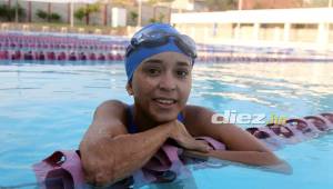 La atleta hondureña Samaria Eguigure quiere lograr su clasificación a los Juegos Parapanamericanos de Lima Perú. Fotos Ronal Aceituno.