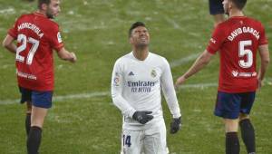 Inesperado empate del Real Madrid ante el Osasuna, equipo que está en puestos de descenso.