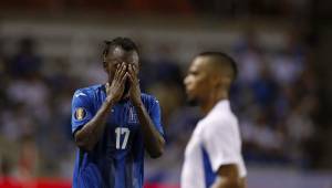 Alberth Elis y la selección nacional no ha tenido una buena Copa Oro. Foto: AFP.