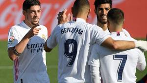 Real Madrid jugó un buen partido en el Di Stéfano y derrotó al Huesca 4-1 con goles de Hazard, Valverde y doblete de Benzema.