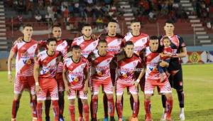 Parte de la plantilla cocotera en el Torneo Apertura 2019 de la Liga Nacional de Honduras.
