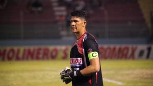 Ricardo Canales durante uno de sus juegos con el Vida en La Ceiba. Foto: Edgar Witty