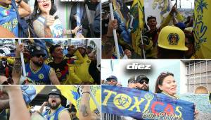 Todo lo que se vive en las inmediaciones del Estadio Nacional previo al choque entre Olimpia y América por la Champions de Concacaf. (Fotos por Alex Pérez)