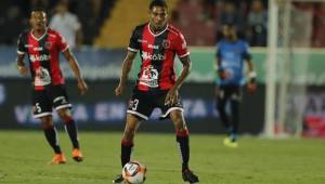 19/01/2019, Alajuela, Estadio Alejandro Morera Soto, partido de la jornada 3 del torneo de clausura 2019 entre Liga Deportiva Alajuelense y la Asociación Deportiva San Carlos. En la fotografía Henry Figueroa LDA. Fotografía José Cordero