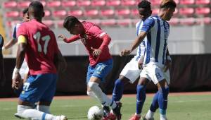 Enfrentamiento entre Costa Rica y la Selección de Honduras, encuentro disputado este martes en San José.