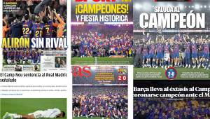 Lo que dice la prensa tras la consagración del Barcelona en LaLiga y señalan al nuevo técnico que tendrían los blancos.