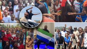 El viaje de Rudiger en Sierra Leona durante las vacaciones de Navidad: el central tuvo un enorme gesto con los pobladores gracias a su fundación.