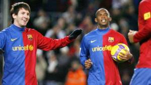 Lionel Messi le agradeció en su momento a Samuel Eto'o por el consejo que le brindó.