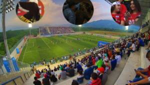 Motagua y Olimpia empataron 1-1 en el nuevo estadio de Choluteca.