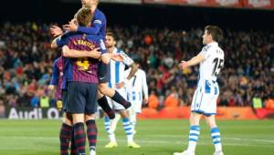 Con goles de Lenglet y Jordi Alba, el Barcelona derrotó a la Real Sociedad en el Camp Nou.
