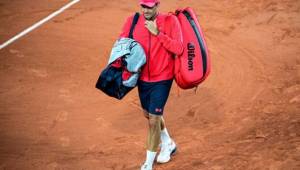 Roger Federer después de su última participación en la Roland Garros.