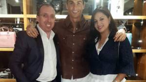 El croata y la venezolana amigos de Cristiano Ronaldo.