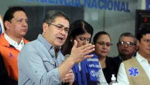 El presidente Hernández dio la información sobre los tres nuevos casos de coronavirus en Honduras.