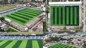 ¡Quedó espectacular! Las postales que compartió CONDEPOR tras finalizar la remodelación del histórico Estadio Sergio Reyes, de Santa Rosa de Copán.