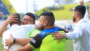 El presidente del Olancho FC, Samuel García, se siente el hombre más afortunado tras lograr, en su primer año en primera división, una clasificación a la final del fútbol hondureño. FOTO: Marvin Salgado.