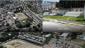 CONDEPOR mostró fotografías de los avances de remodelación de la cancha ubicada en el sector López Arellano de Choloma, Cortés. FOTOS: Condepor Honduras.