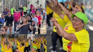 ¡Al ritmo de la música! Jubilados y jóvenes se activan con las clases de Zumba de CONDEPOR en la capital de Honduras.