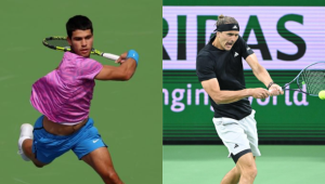 El duelo de titanes entre Carlos Alcaraz vs Zverev en los Cuartos de Final de los Indian Wells es de los más esperados del torneo.