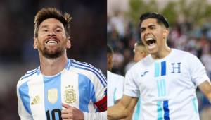 Messi y Luis Palma estarán frente a frente en el encuentro de preparación para las selecciones de Argentina y Honduras. Fotos cortesía.