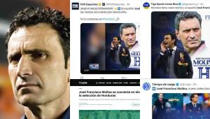 La Selección Nacional de Honduras ya tiene nuevo técnico y es el español José Francisco Molina, quien afrontará su primer reto ante una representación mayor.