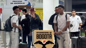 Dereck Moncada viajó a Colombia para unirse al Internacional de Bogotá.