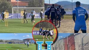 José Francisco Molina finalizó su primer entrenamiento como director técnico de la Selección de Honduras: fue muy intenso y con tres nuevos 'fichajes'; así fue la práctica de la Bicolor en España. (FOTOS: Mario Figueroa)