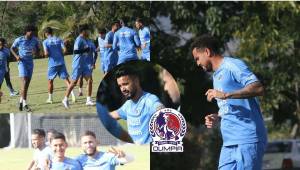 EN FOTOS: Motagua realizó su penúltimo entreno pensando en Olimpia, su rival para el duelo del domingo en el clásico capitalino. ¿Qué pasó con Rodrigo Gómez? FOTOS: Alex Pérez.