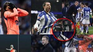 Barcelona indignado por la posición adelantada sancionada a Lamine Yamal, las polémicas decisiones del VAR en el partido y el enojo de Hansi Flick con los árbitros. (FOTOS: EFE)