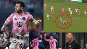 Joseph Rosales dejó en el suelo a Messi, Leo anotó el primer gol de Inter Miami en su nueva casa y el enfado de Javier Mascherano en el partido que empató su equipo ante Austin FC.