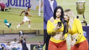 El Marathón goleó por 3-0 a Platense en la tercera fecha de la triangular del torneo Apertura de la Liga Nacional de Honduras. Fotos Neptalí Romero y Mauricio Ayala.